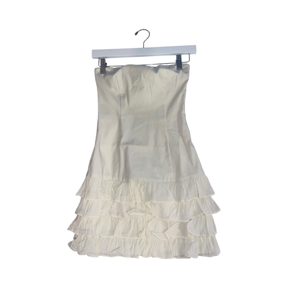 PacSun Cream Strapless Dress